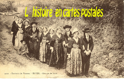 carte postale elven, patrimoine tradition